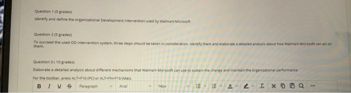 points Case Study Walmart and Microsoft recently