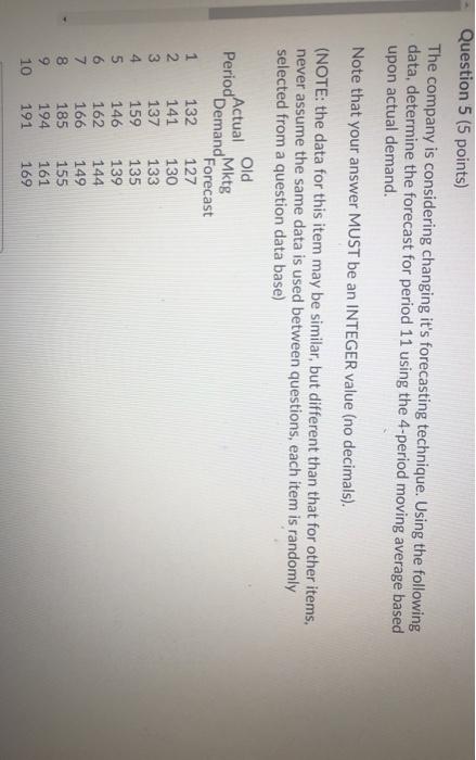 6 seprste questions Setup Run time, Operationtime