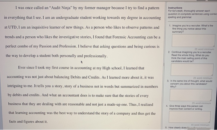 need help asap Instructions For credit,