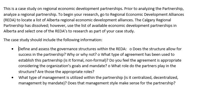 This is a case study on regional economic
