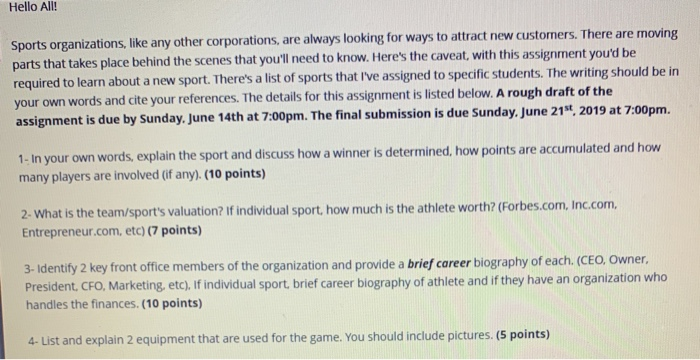 I need help with all this questions please Hello