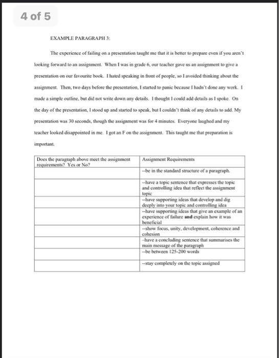 2:58 W40 EXAMPLE PARAGRAPH Ivey basedbry. While e