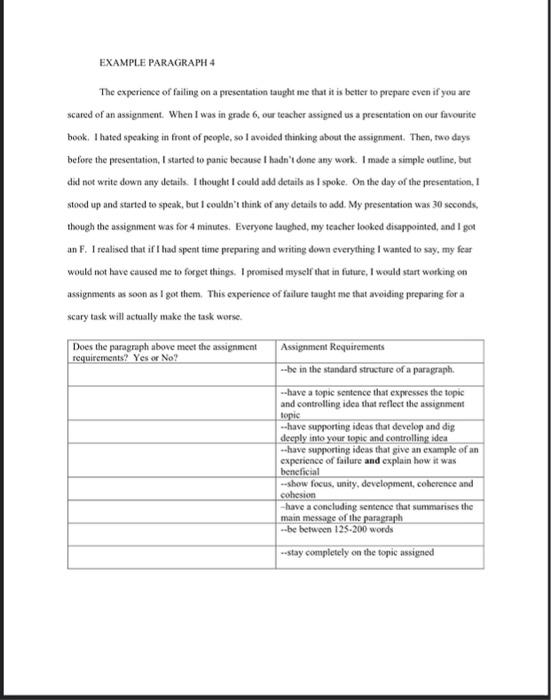 2:58 W40 EXAMPLE PARAGRAPH Ivey basedbry. While e