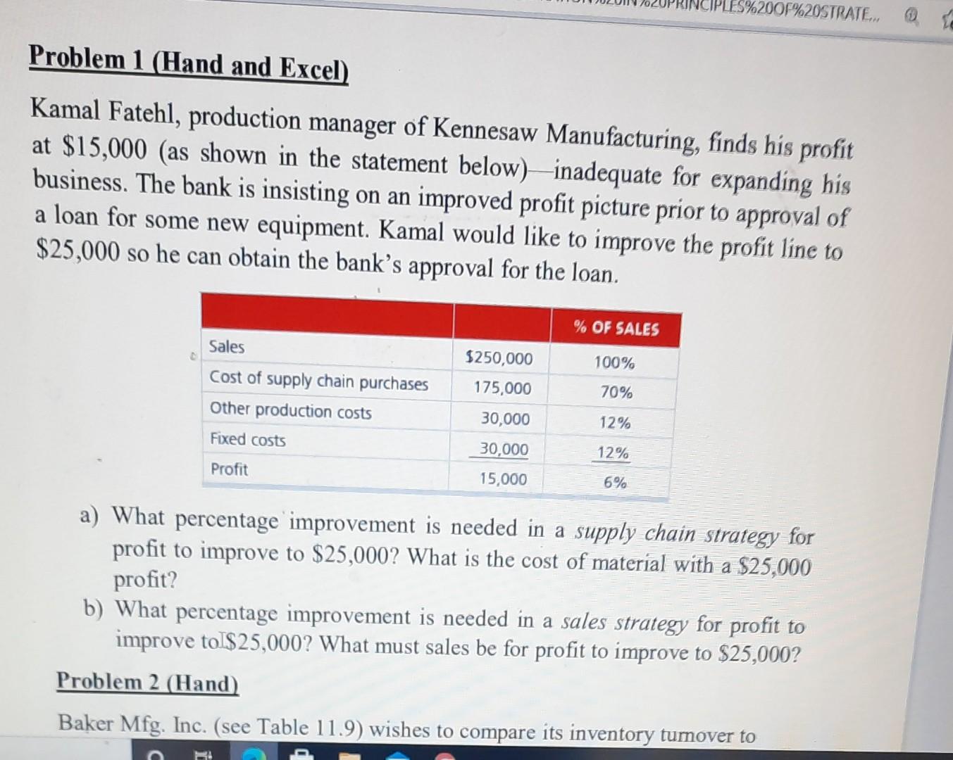 PLES%2001%20STRATE... Problem 1 (Hand and Excel)