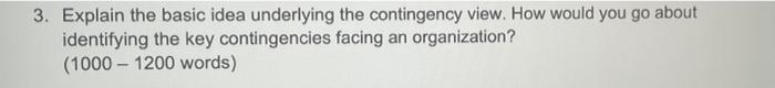 Please help answer this 3. Explain the basic idea