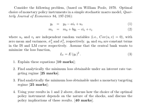 Mathematical solutions needed Consider the