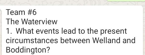 this is the question from the waterview case