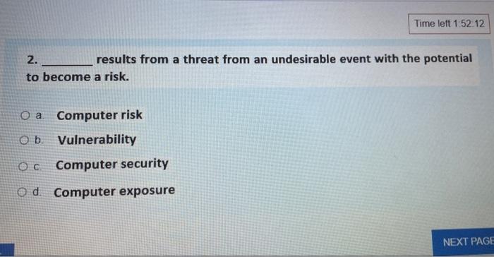 Time left 1:52:3 are computer programs and