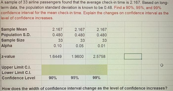 UCL, LCL, and How does the width of confidence