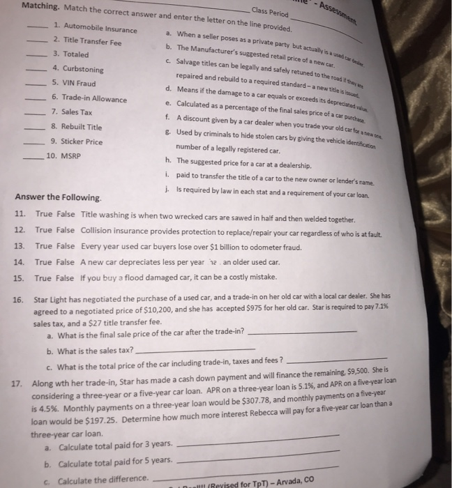 a. When a seller poses as a private party but