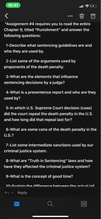 10:41 *Assignment #4 requires you to read the