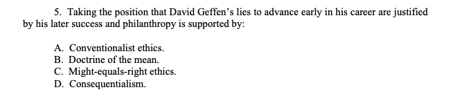 QUESTION NUMBER 5 5. Taking the position that