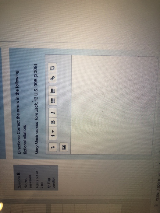 Question Directions: Correct the errors in the