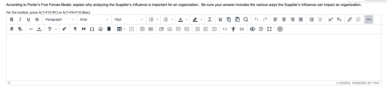 According to Porter's Five Forces Model, explain