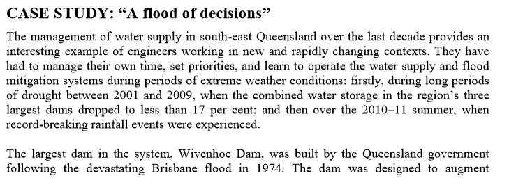 Question 1 (50 marks) What information sources