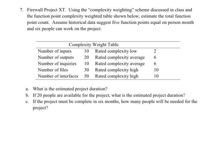 7. Firewall Project XT. Using the "complexity