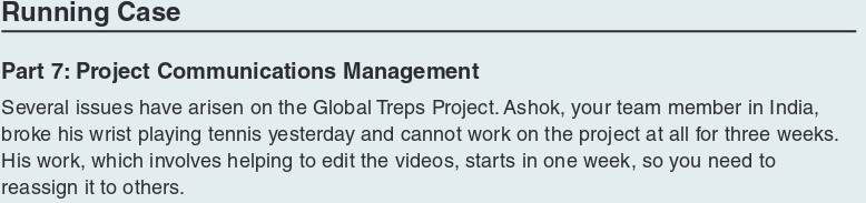 Task 2 ONLY Running Case Part 7: Project