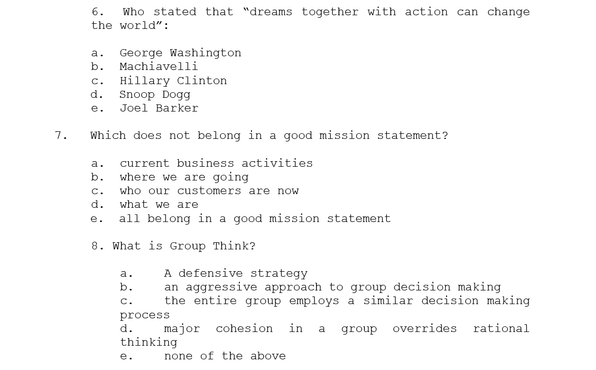 1. What is the main difference between: a. a