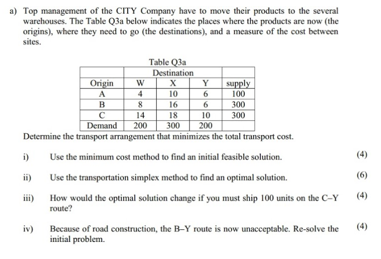 Please do not use excel to answer a) Top