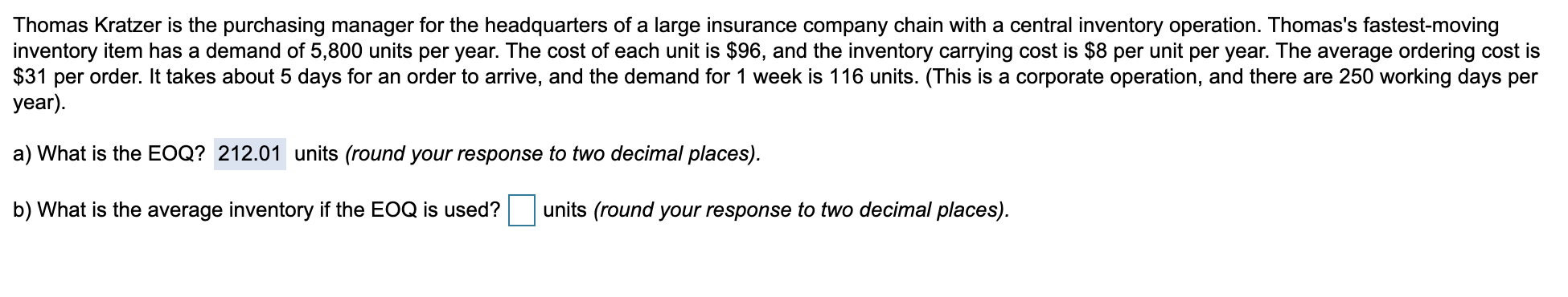 Thomas Kratzer is the purchasing manager for the