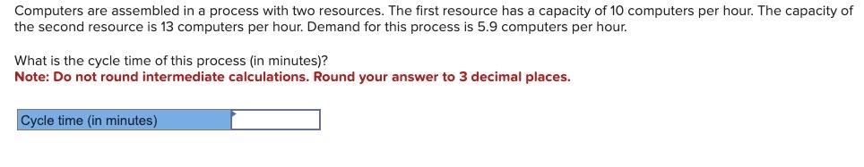 Computers are assembled in a process with two