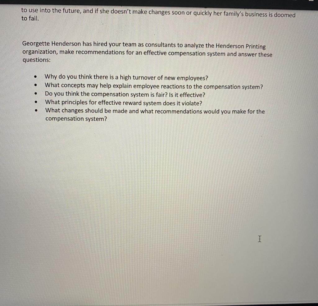 BACKGROUND INFORMATION Several elements must be