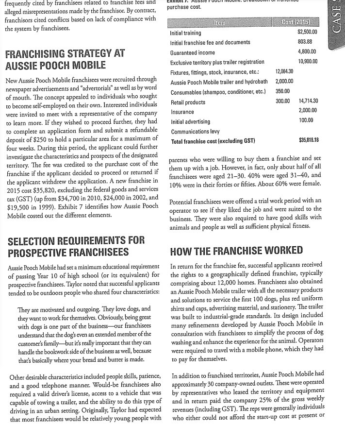 Read the case study below QUESTION Compare and