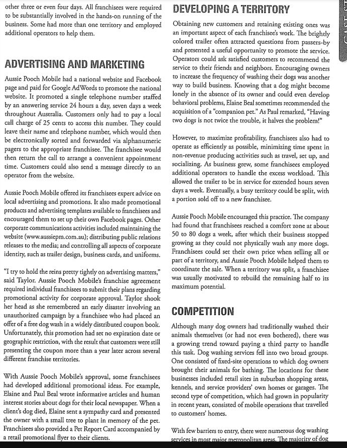 Read the case study below QUESTION Compare and