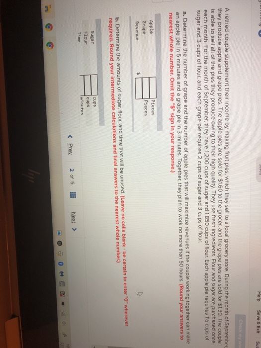 Help Save & Exit Sub A retired couple supplement