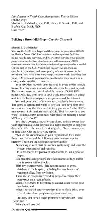 Introduction to Health Care Management, Fourth