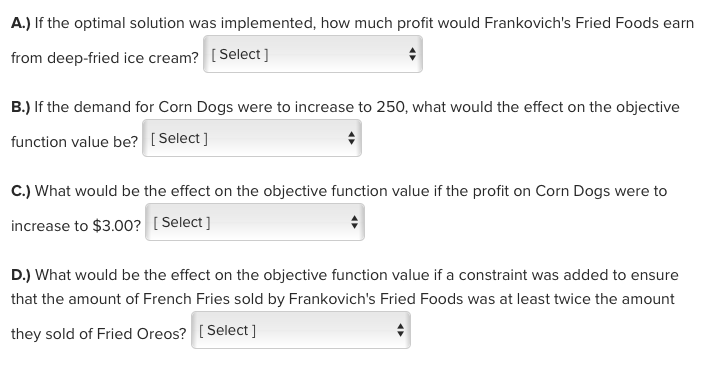 Frankovich's Fried Foods will be selling a