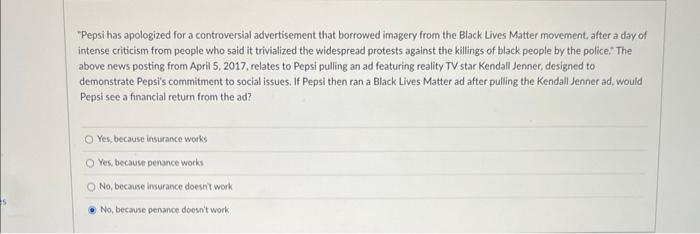 "Pepsi has apologized for a controversial