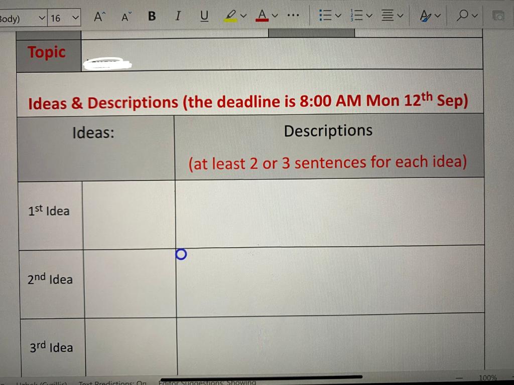 Describe a job (e.g. lawyer, engineer, etc.) you