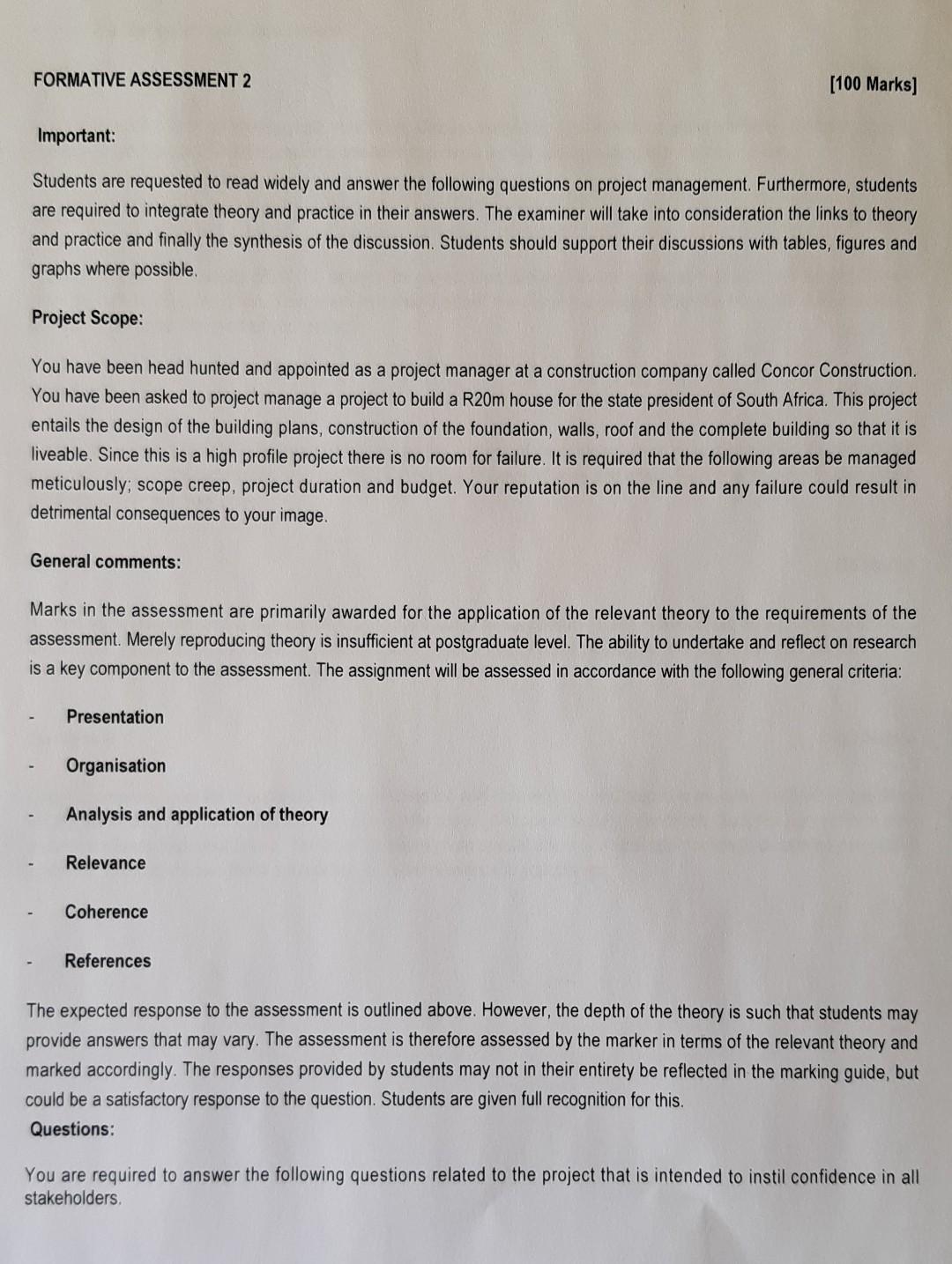 please thoroughly answer question 3 please follow