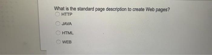 fast pleaseeee What is the standard page