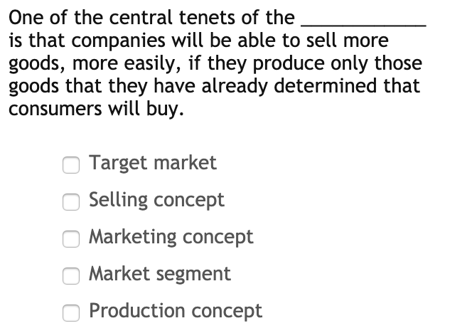 One of the central tenets of the is that