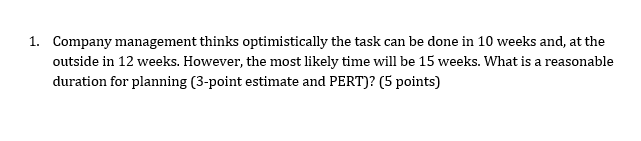 1. Company management thinks optimistically the