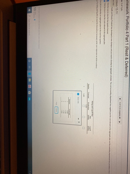 omework: Portfolio 4 Part 1 (Resit & Deferred)