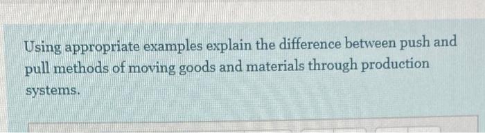 Using appropriate examples explain the difference