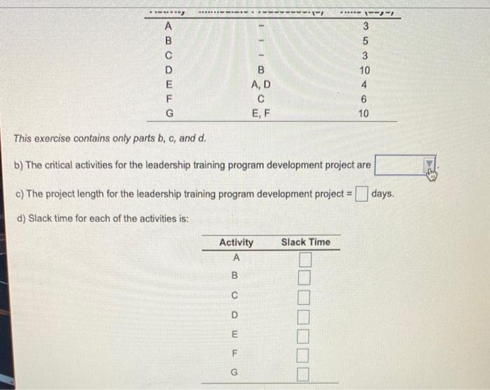 Roger Ginde is developing a program in supply