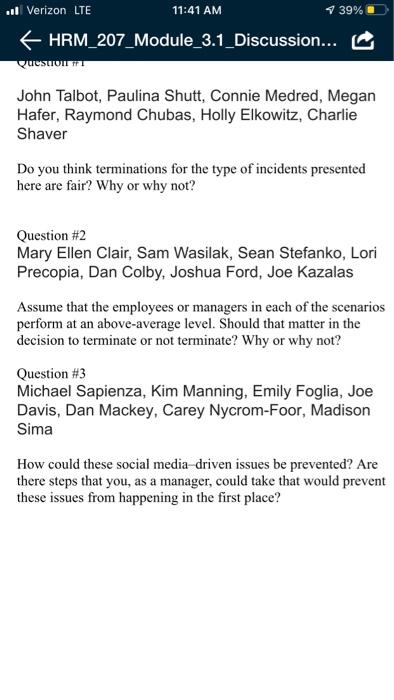 i just need question 3 for human resource