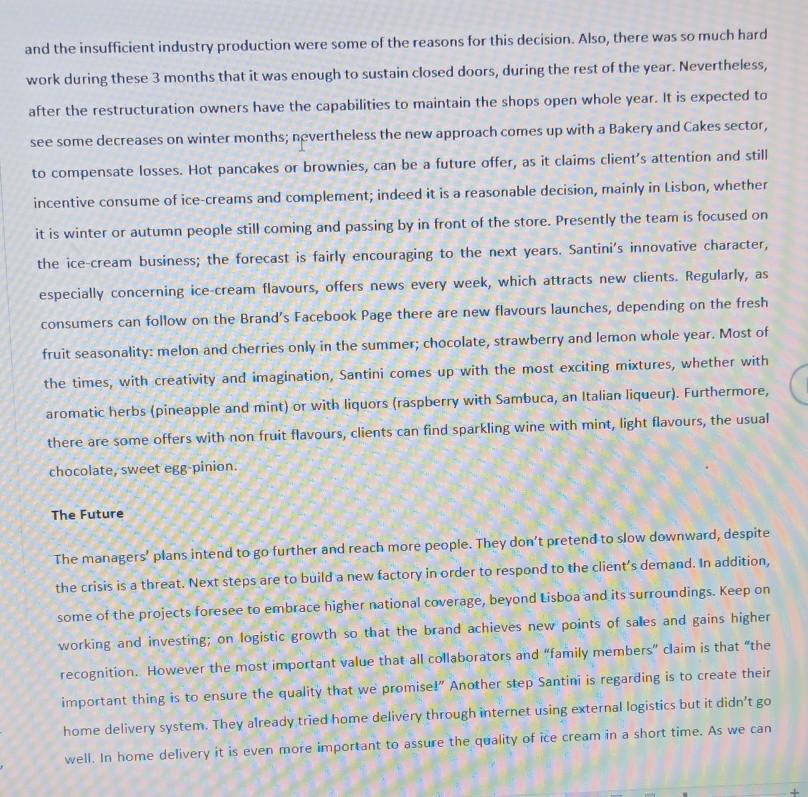 in your own words please. this is a very