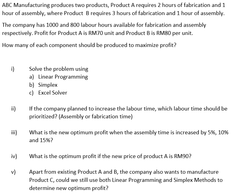 For Question i(c), if you do not have the