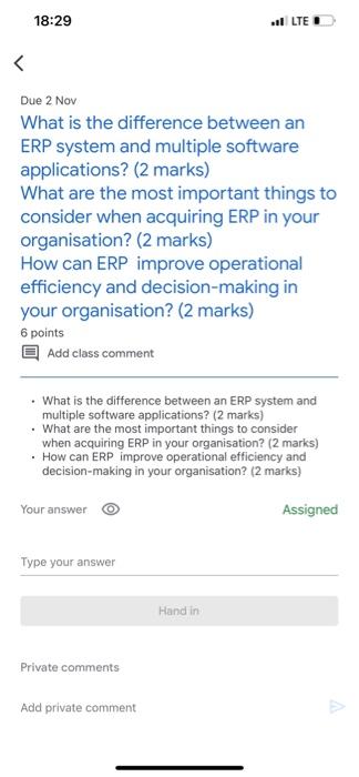 What is the difference between an ERP system and