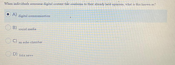 What is the right answer? When individuals
