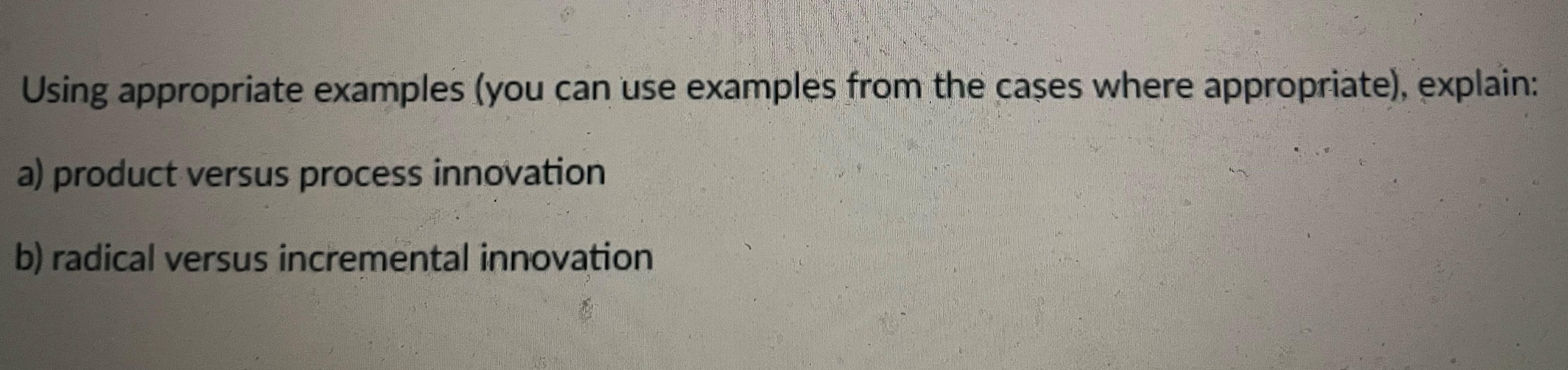 Using appropriate examples (you can use examples
