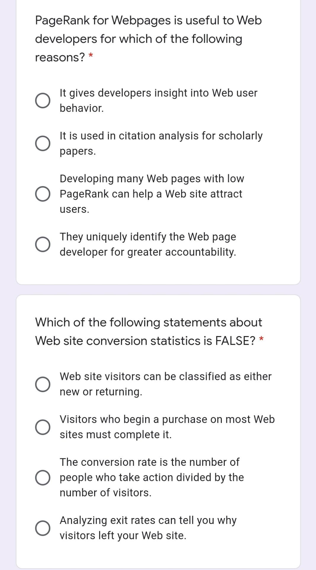 PageRank for Webpages is useful to Web developers