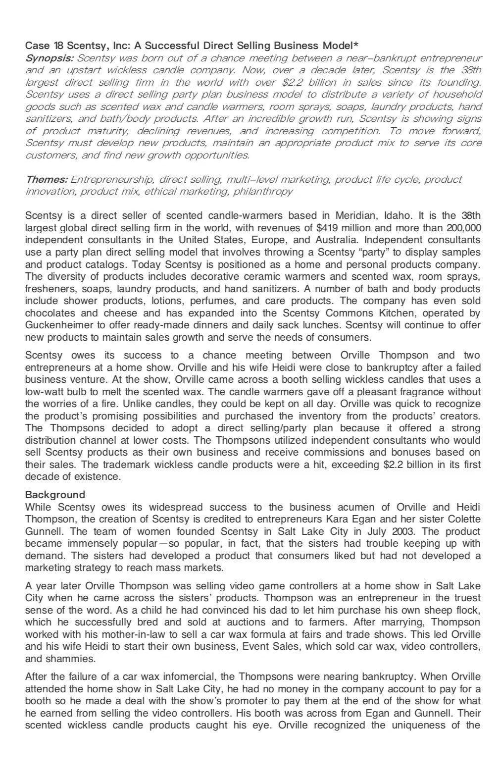 product and felt like with the right business