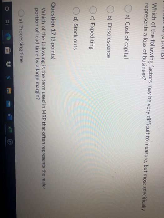 Question 14 (3 points) Saved The author pointed
