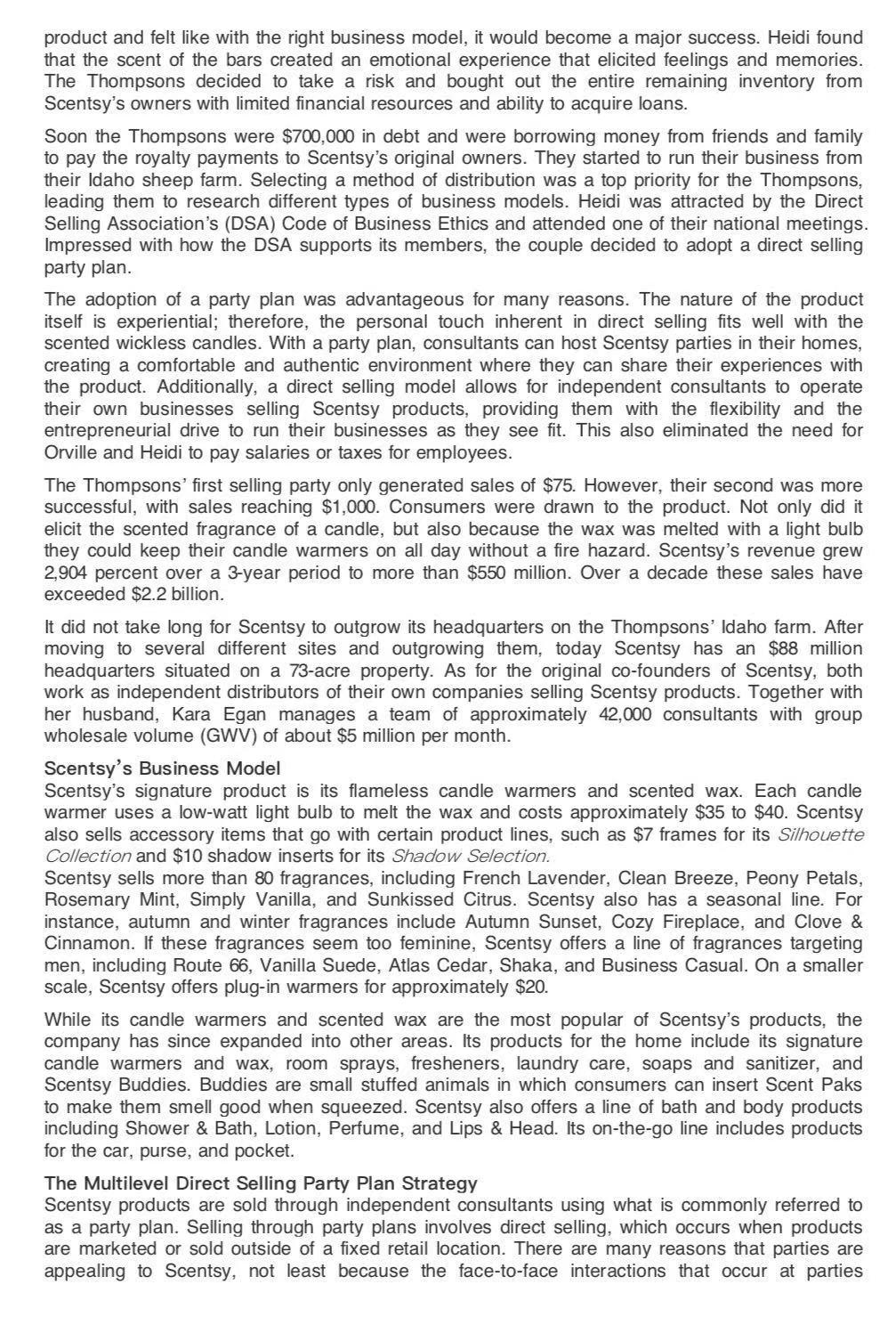 product and felt like with the right business